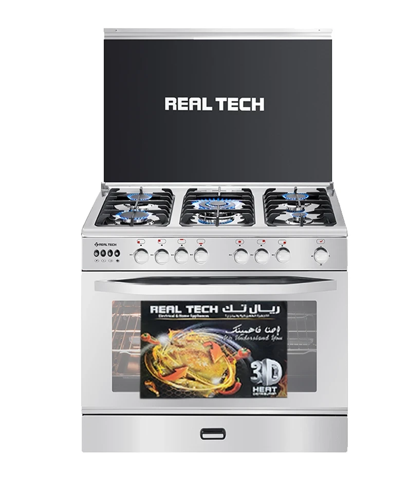 فرن غاز ريال تك 60×80 مدرع استيل 100% مواصفات كاملة – موديل 907 - صورة المنتج 3