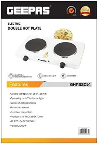 موقد  2 عين حجري  كهرباء جيباس :موديل GHP32014 - صورة المنتج 5