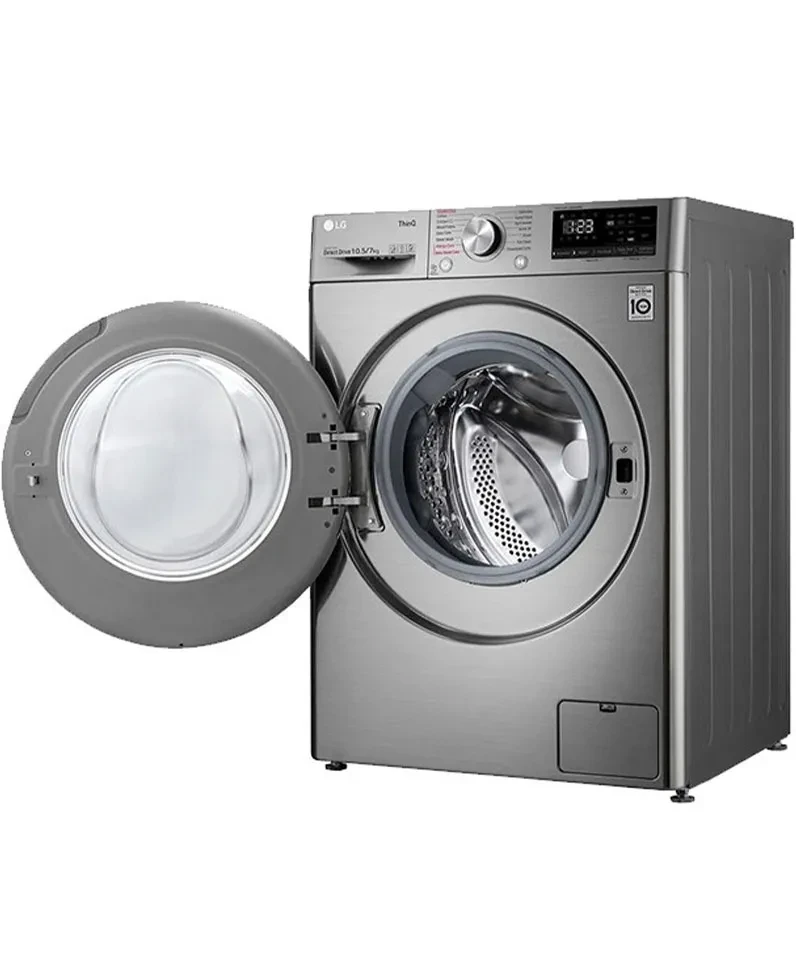 Hover image for غسالة ملابس LG أوتوماتيكية – سعة 10 كجم – موديل F4V5RYP2T