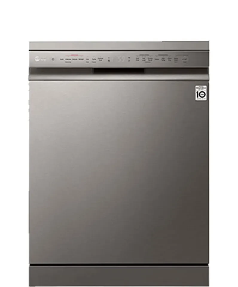 غسالة صحون 14 طقم  LG   - لون فضي بلاتيني - بدون بخار  -  موديل DFB512FP