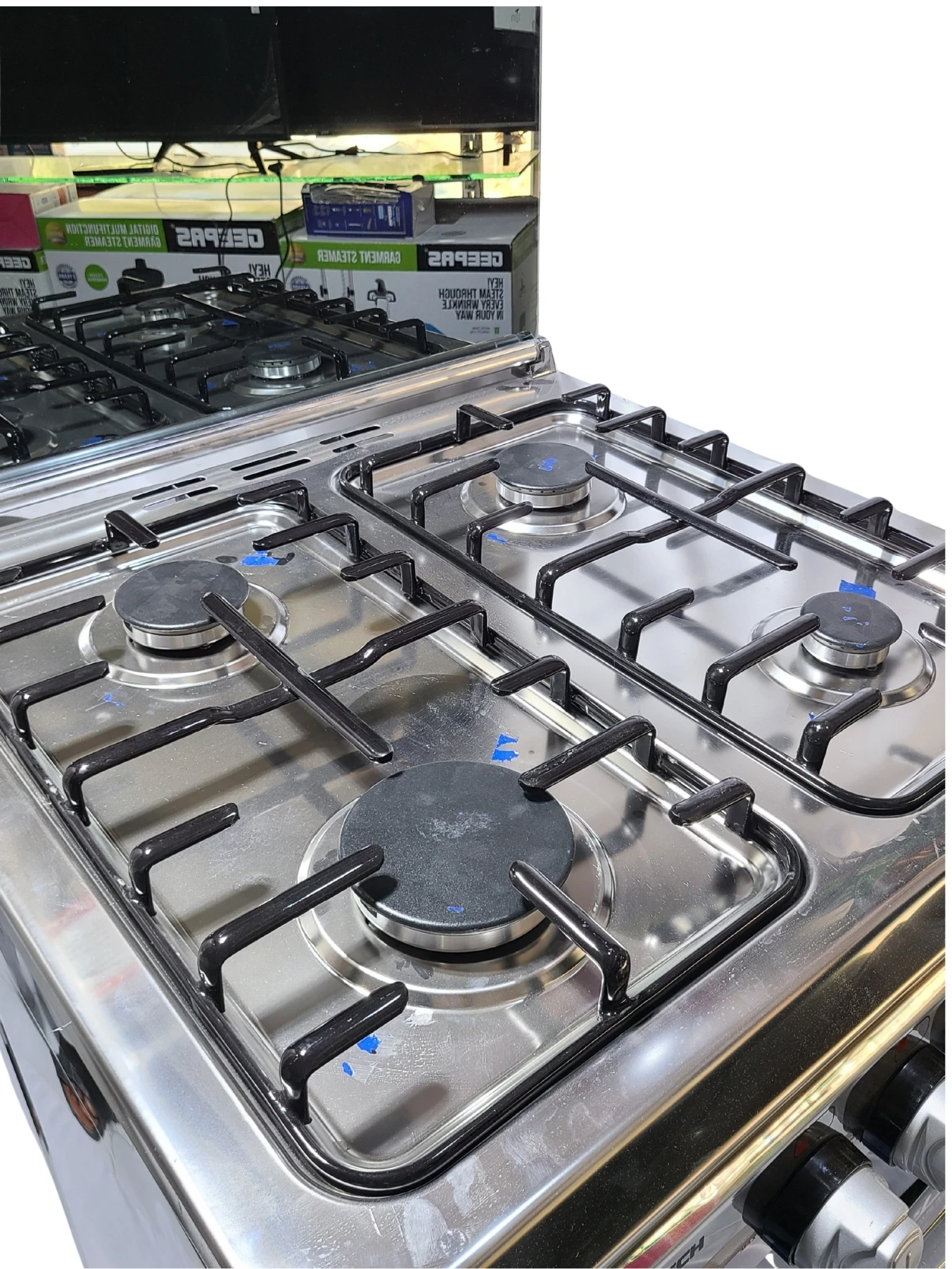 فرن غاز  ريال تك 60×60 استيل 100% مواصفات كاملة – موديل 915 - صورة المنتج 9