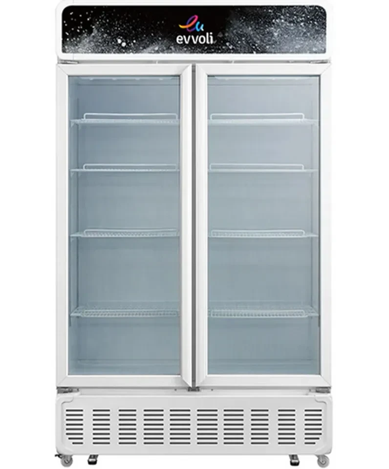 ثلاجة عرض بابين من إيفولي بسعة 750 لتر - EVSCM-750W
