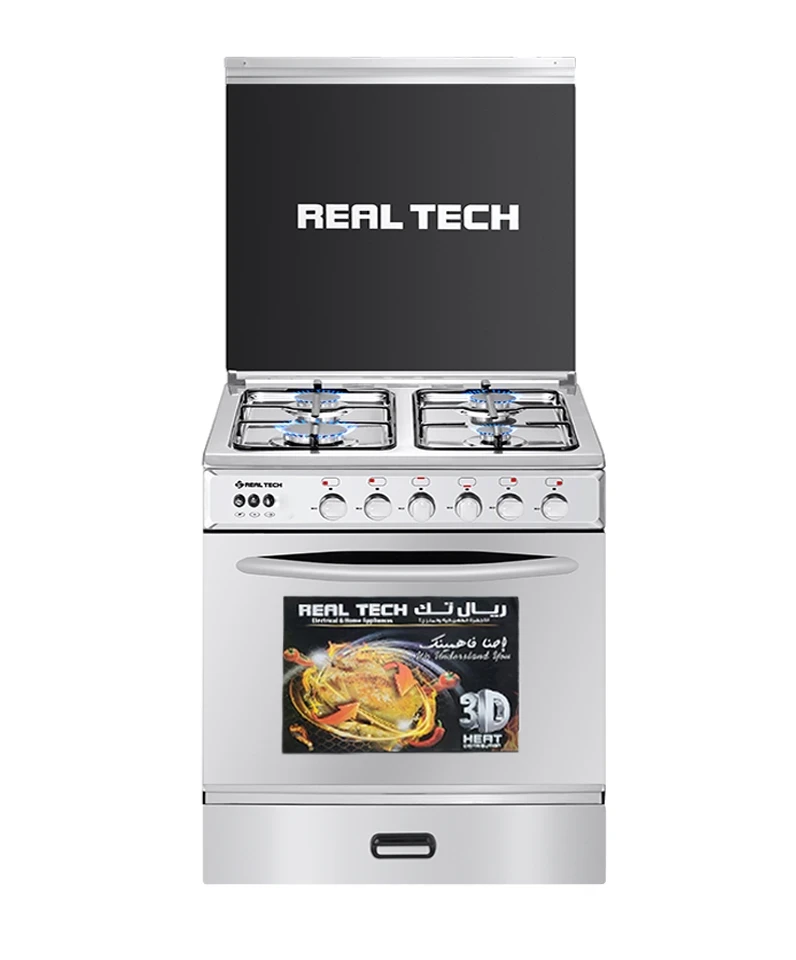 فرن غاز  ريال تك 60×60 استيل 100% مواصفات كاملة – موديل 915 - صورة المنتج 3