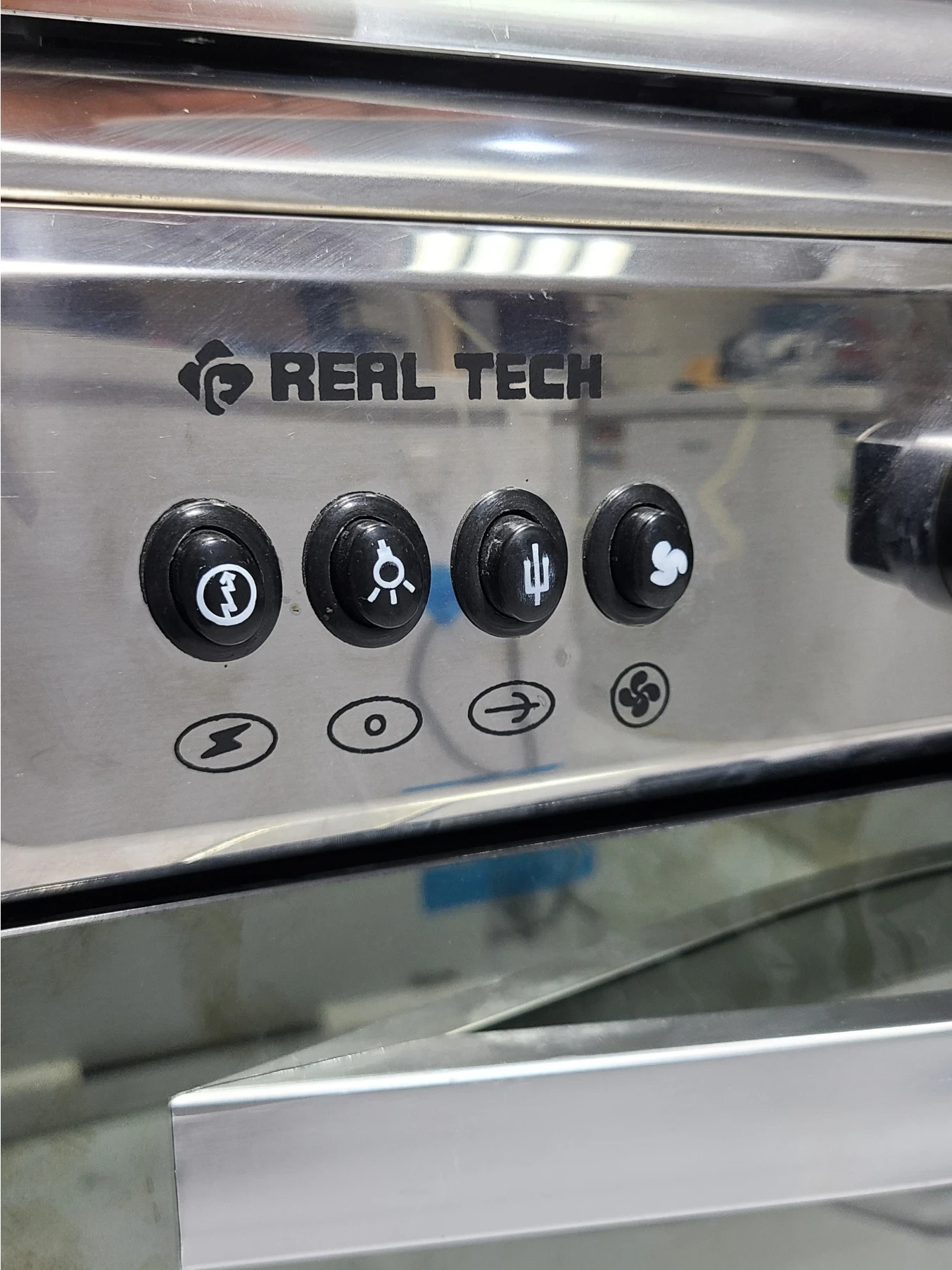 فرن غاز ريال تك 60×90 استيل 100% مواصفات كاملة – موديل 912 - صورة المنتج 7