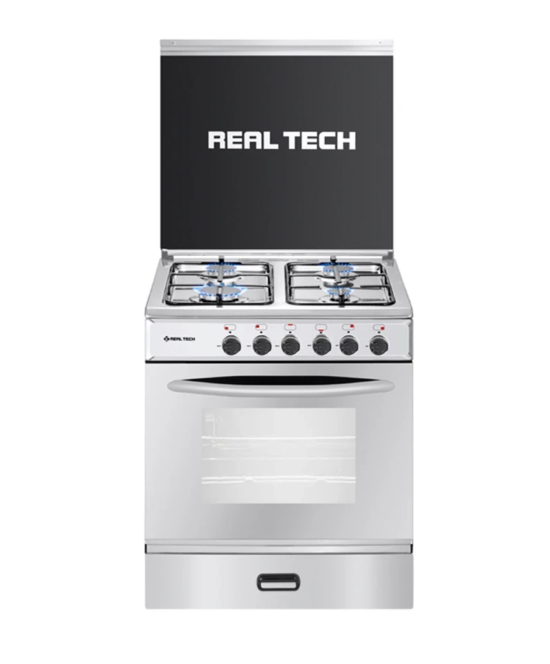 فرن غاز ريال تك 60×60 استيل 80% – موديل 910