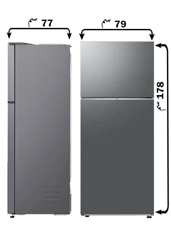 ثلاجة سامسونج -  سعة ( 516 لتر ) -  نظام أنفرتر  موديل RT50CG5 - صورة المنتج 3