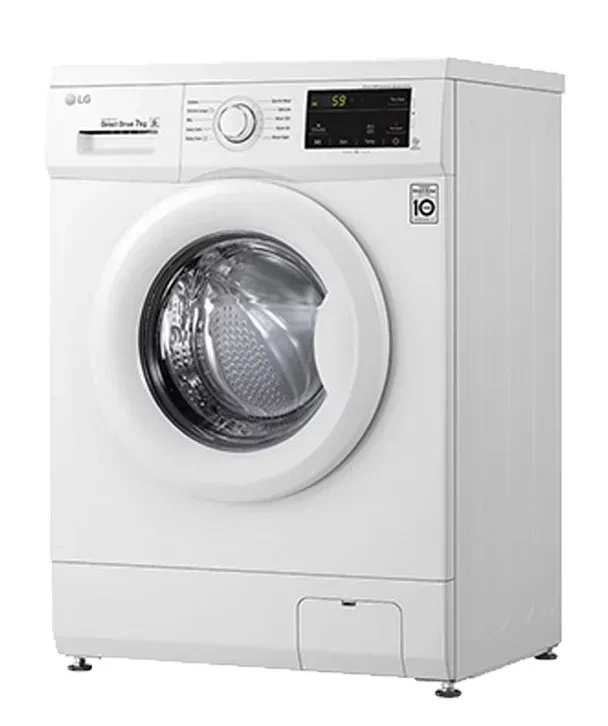 غسالة ملابس LG أوتوماتيكية – سعة 7 كجم –  لون أبيض موديل FH2J4QDNP0 - صورة المنتج 3