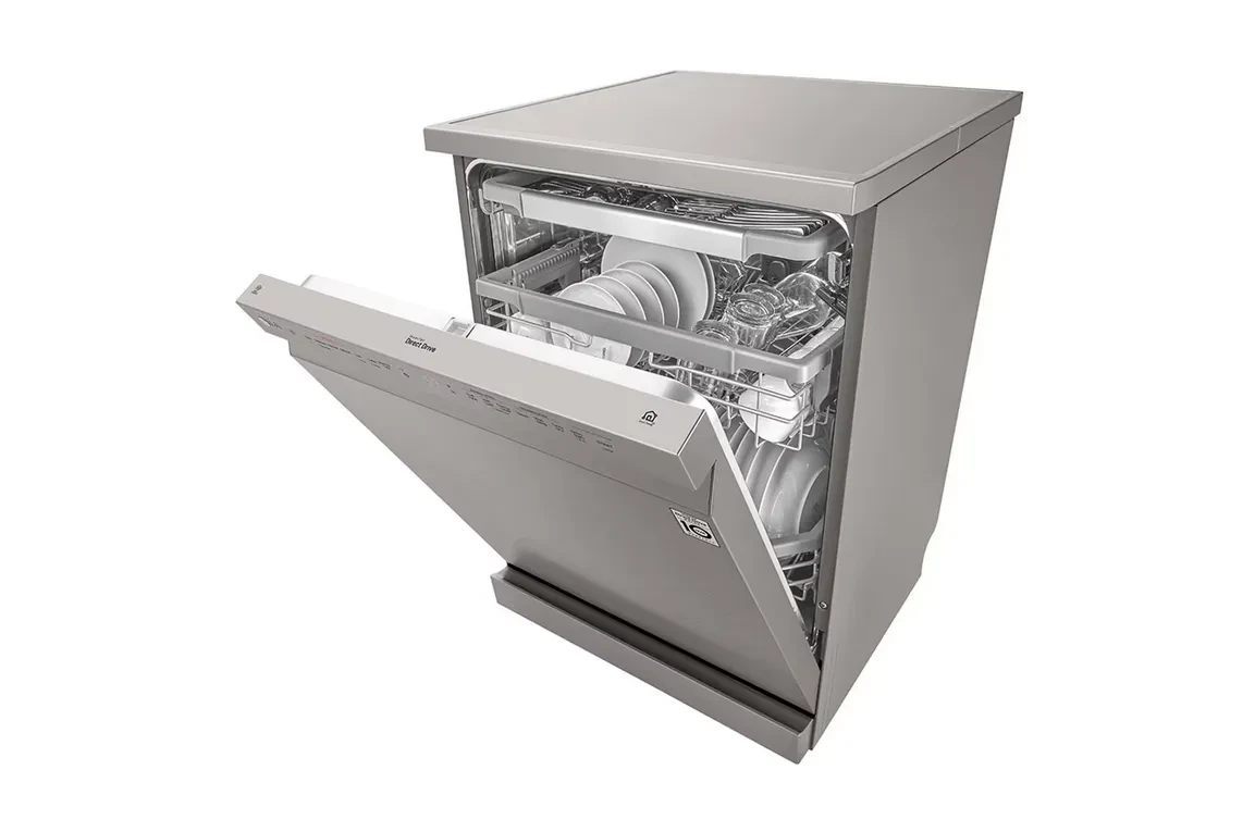 غسالة صحون 14 طقم  LG   - لون فضي بلاتيني - بدون بخار  -  موديل DFB512FP - صورة المنتج 5