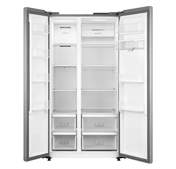 ثلاجة إيفولي بسعة 650 لتر باب مزدوج فوليو - EVRFM–S650S - صورة المنتج 3