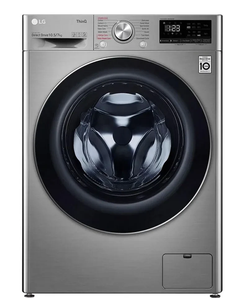 غسالة ملابس LG أوتوماتيكية – سعة 10 كجم – موديل F4V5RYP2T