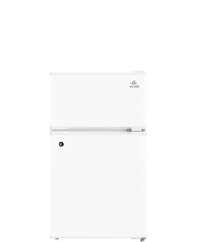 ثلاجة ميني من إيڤولي ببابين سعة 100 لتر - EVRFM–100W