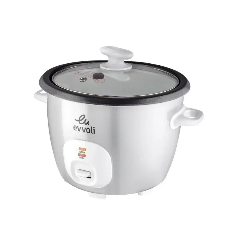 طباخة رز كهربائية بسعة 1.8 لتر بميزة البخار من إيڤولي 700 واط  موديل EVKA-RC4501S - صورة المنتج 5